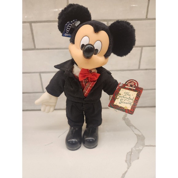 Disney Other - Vintage Applause Disney Mickey Mouse Plush The Enchanted Season Tuxedo Plush NWT